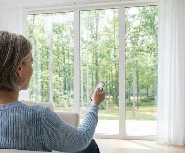 Motorised Curtains with remote